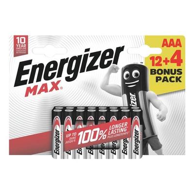 Energizer 16er-Pack Batterien »Max Alkaline« Micro / AAA Promotion Pack 12+4 Image