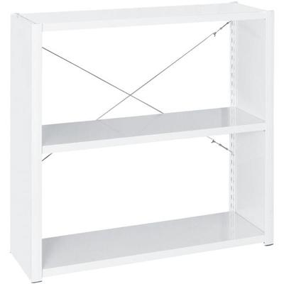 MANORGA Stahlregalsystem »Epsilon« Grundregal 3 Stahlblechböden 100 x 38,8 cm weiß Image