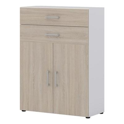 röhr Schiebetürenschrank »Direct Office 2« 80 cm breit 2 OH weiß, 80x107.2x33.5 cm Image
