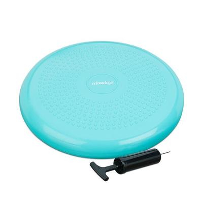 relaxdays Balance Kissen 33 cm mit Luftpumpe grün Image