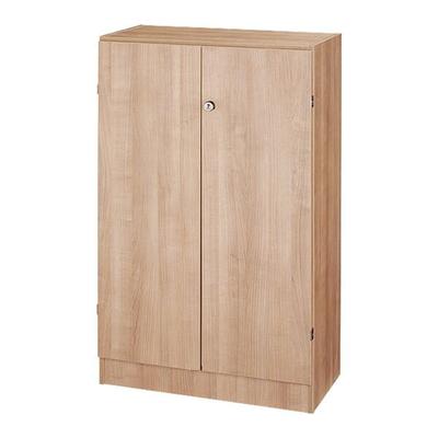HAMMERBACHER Aktenschrank »Q-Line« 80 cm breit 3 OH abschließbar braun, 80x127x42 cm Image