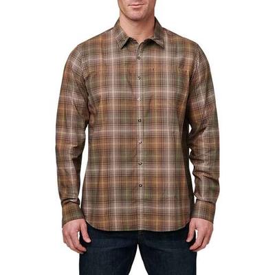 5.11 Men's Igor Long Sleeve Work Shirt - Crocodile Plaid M