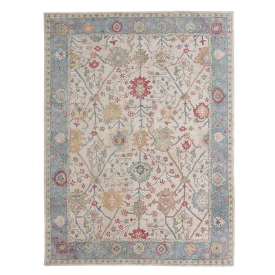 Kelsey Hand Tufted Rug - Cornflower, 5' x 8' - Ballard Designs