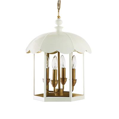 Nan 4-Light Pendant - White - Ballard Designs