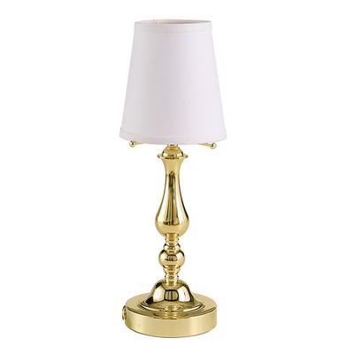 Callum Accent Lamp with Shade - Polished Nickel with Isla Block Tall Shade Sage - Ballard Designs