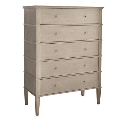 Grace 5-Drawer Tall Dresser - Washed Wood - Ballard Designs