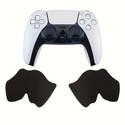 TEMU 1pc Ps5 Controller Grip - Professional , Sweat-absorbent Soft Rubber With For Gaming , Black & White