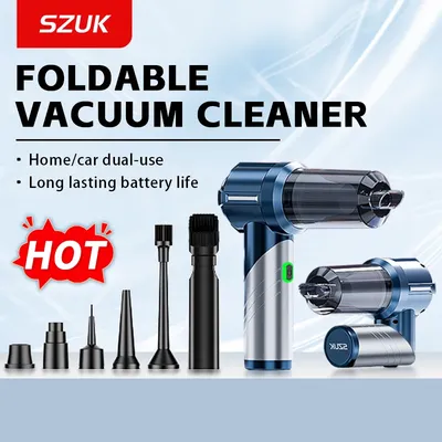SZUK High Pressure Car Vacuum Cleaner Portable Handheld Mini Vacuum Cleaner Cordless Strong Suction Car Cleaner Home Appliance
