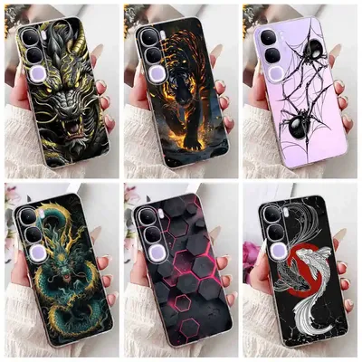 Phone Case For Vivo V40 Lite 4G 5G V40Lite (IDN) V40E V40 Pro V 40 SE New Fashion Cool Design Soft Silicone TPU Slim Cases