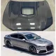 Cofano trasparente in vera fibra di carbonio per Audi A7 S7 RS7 2011 2012 2013 2014 2015 2016 2017