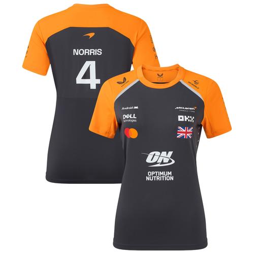 T-shirt de configuration du pilote McLaren 2025 Team Lando Norris - Phantom - Femmes - Homme Taille: 14