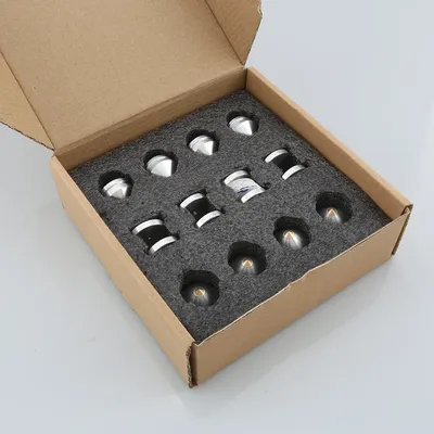 4/8Sets Metall Aluminium Legierung Hifi Lautsprecher Ständer Füße Fuß Pad Spikes Kegel Boden Fuß Stehen Nagel M23 * 20mm Image