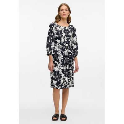 Midikleid ETERNA "LOOSE FIT", Damen, Gr. 44, Normalgrößen, schwarz, 100% Viskose, casual, 3/4-Ärmel, Kleider Image