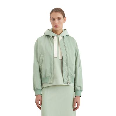 Blouson MARC O'POLO, Damen, Gr. 38, grün (dusty mint), Obermaterial: 100% Polyester, casual, regular fit, Langarm Rippbündchen, Jacken Image