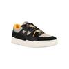 Sneaker DC SHOES "Construct", Gr. 8,5(41), bunt (schwarz, orange, blau), 54.6% Leder, 20.9% Synthetikmaterial, 25.5% Polyester, Schuhe
