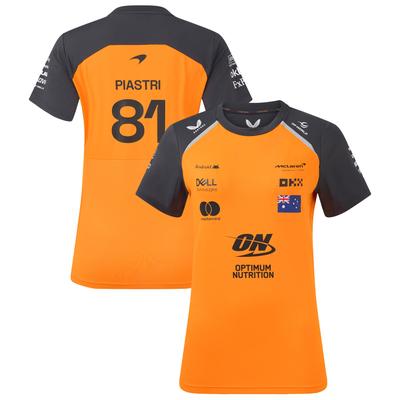 McLaren 2025 Team Oscar Piastri Driver Set Up T-Shirt – Herbst – Damen Image