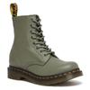 Schnürboots DR. MARTENS "1460 Pascal", Damen, Gr. 41, grün (khaki), Leder, modisch, Schuhe, Boots, Festivalschuh mit 8 Loch Schnürung