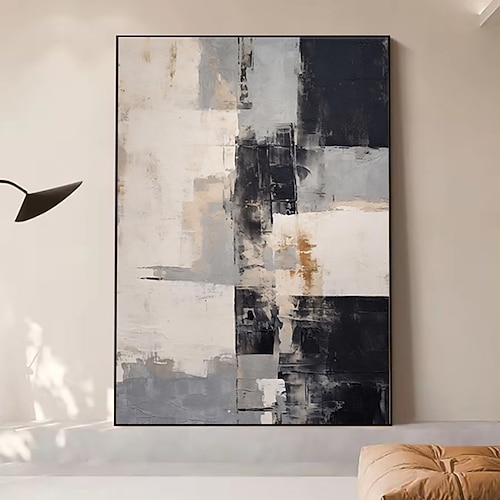 handgefertigte Ölgemälde Leinwand Wandkunst Dekoration moderne abstrakte für Zuhause Wohnzimmer Dekor gerollt rahmenlose ungedehnte Malerei Image