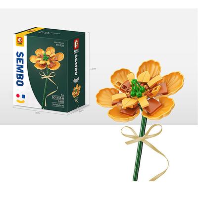 Flowers Bouquet Building Sets-Flowers Bouquet Botanical Building Blocks Toy Artificial Flowers Home Decor Valentine Mother's Day Birthday Gifts for Adults Girls