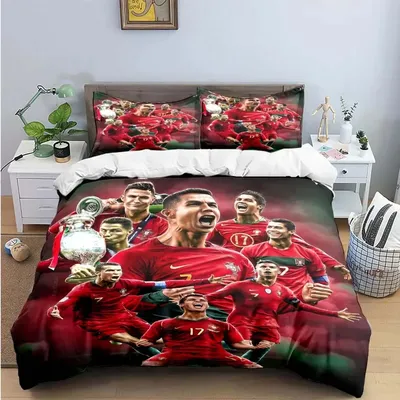 Cristiano Ronaldo-o Bedding Set Duvet Set Single Double Bed King Size Bed Set Adult boys Bedroom