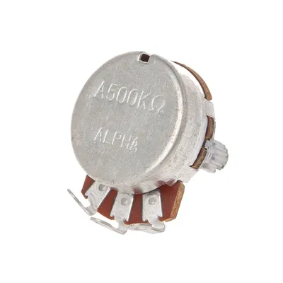 A500K Potentiometer Splined Pot Electric Guitar Bass Effect Amp Tone Volume Shaf 69HD