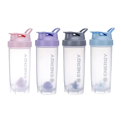 500/700MLSports Water Bottle Protein Shaker Outdoor Travel Portable JuiceCup Sports protein powder