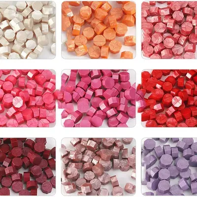 50pcs Sealing Wax Seal Stamp Wax Beads Scrapbook stamp making Material Wedding Birthday Party