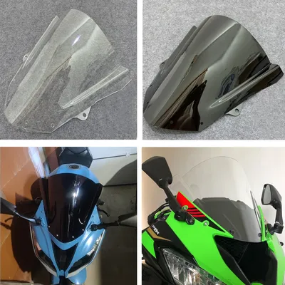 Windshield Double Bubble Windscreen Screen For 2009 2010 -2017 2018 2019 2020 2021 2022 2023
