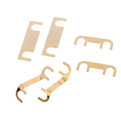 1Pair Speaker Pure Copper Connection Piece Four Column Double Line Sound DIY Audio Junction Box
