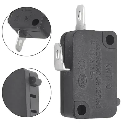 1Pcs KW7-0 16A Small Switch Air Fryer Microwave Oven Switch 3*2*2cm Small Micro-Switch Air Fryer