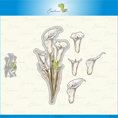 Calla Lily metal cutting dies 2020 new metal cutting dies diy die molds Scrapbooking Paper Making