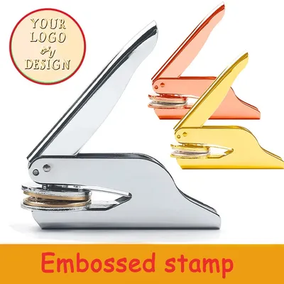 Wedding Embosser Stamp LOGO Custom Personalized Embossing Seal Customization For Letter Head Wedding