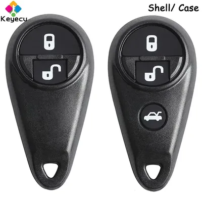 KEYECU Keyless Entry Remote Car Key Shell Case Housing With 2 3 4 Buttons - FOB for Subaru Tribeca