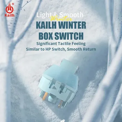 Kailh Box Winter Switch Waterproof and Dustproof for Mechanical Keyboard Hotswap 5-Pin Tactile