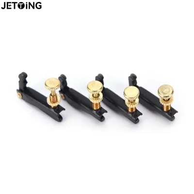 4pcs Violin Fine Tuner Adjuster Copper Plating Screws For 3/4 4/4 Size Violin Parts Accessories