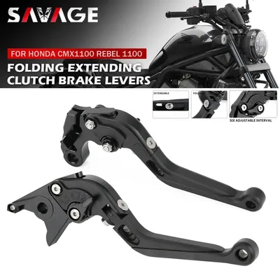 CMX1100 Folding Extending Brake Clutch Lever For HONDA CMX Rebel 1100/DCT/Touring 2021-2024