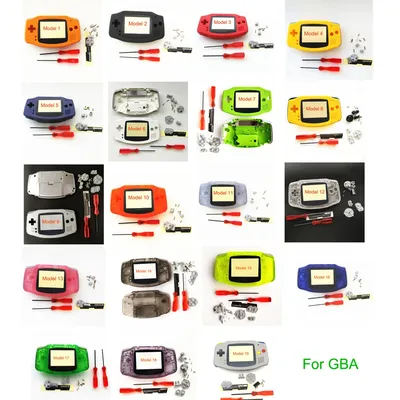 HISPEEDIDO 19 colors Housing Shell Pack for Nintendo Gameboy Advance console Case Cover Repair Part