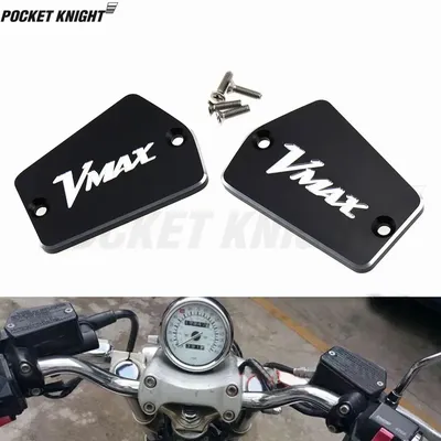 For Yamaha V Max Vmax 1200 Carbon 1985-2007 motorcycle parts Billet Fluid Reservoir Cap Left and