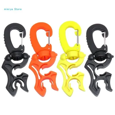 pipi Diving Regulator Double BCD Hose Clip Buckle Hook Buckle for Snorkeling