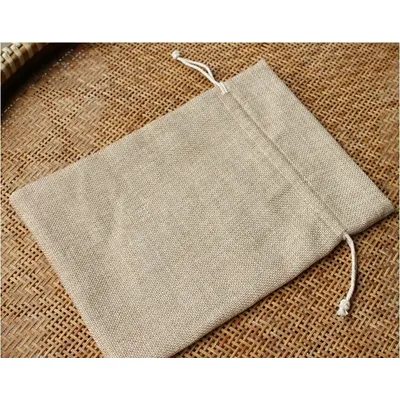 20*30cm 20pcs Vintage Style Jute Sacks Drawstring Gift Bags For Jewelry/wedding/christmas/birthday