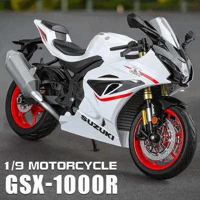 Large Size 1:9 Suzuki GSX-1000R Alloy Racing Motorcycle Model Diecasts Street Sports Motorcycle