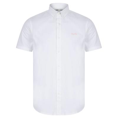 Shirts Elbury 3 Short Sleeve Cotton Twill Shirt in Bright White / L - Tokyo Laundry