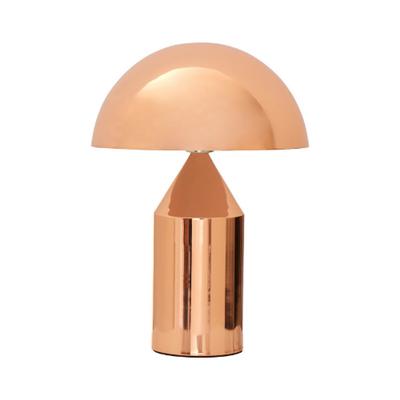 Copper Contemporary Abstract Shape Table Lamp