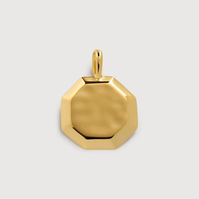 Gold Octagonal Pendant