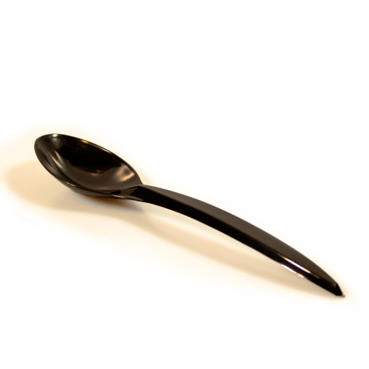 Inoverse Plastiklöffel 2.000 Stück, Mehrweg Plastikbesteck, Schwarz Premium Geschirr Besteck Image