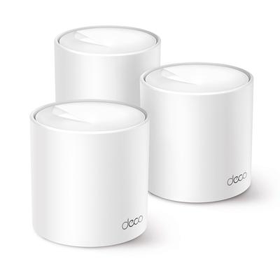 TP-LINK WLAN-Access Point "Deco X10 AX1500 Whole Home Mesh Wi-Fi 6 System (3er Pack)", weiß, B:18cm H:13cm T:36cm, Router