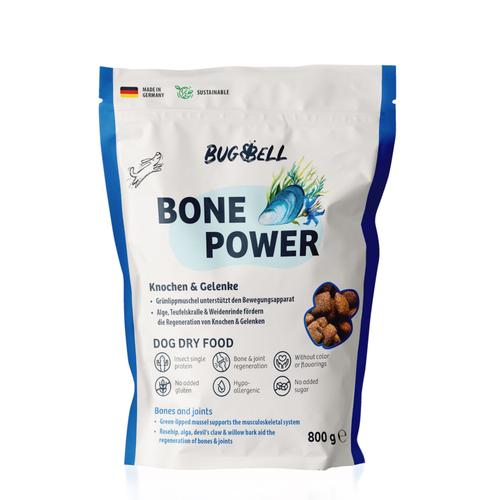 800g BugBell Bone Power Hundefutter trocken