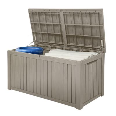 Moasis 150/160/180/230 Gallon Water Resistant Resin Lockable Deck Box