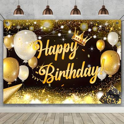 TEMU 7x5ft Banner Large Backdrop, Men Women Birthday Anniversary Party Decoration Supplies, Photography Background For Home Decorations Party Supplies