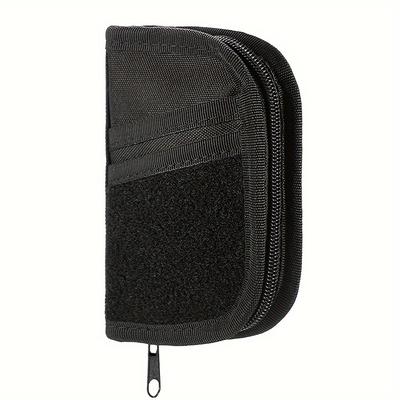 TEMU Edc Pouch Pocket Organizer For Men: Tactical Tool Storage With Zip Closure And Nylon Fabric